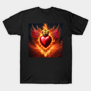 Sacred Heart in Flames T-Shirt